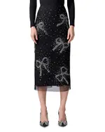Carolina Herrera Embellished Midi Skirt
