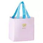 Bento Container Leakproof Food Storage Macron-color Lunch Bags Portable