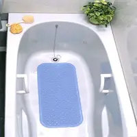 在飛比找ETMall東森購物網優惠-日本waise浴缸專用大片吸盤止滑墊