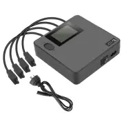 6in1 Smart Battery Charger Charging Hub LCD Display For DJI AIR 3 Drone AU Plug