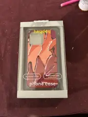 Hey Day Red Burgundy Pink Abstract iPhone 13 Pro Hard Case Cell Phone NIB
