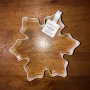 Wondershop Target Cookie Cutters Snowflake Holiday 5 3/4 x 5 3/4 NEW White