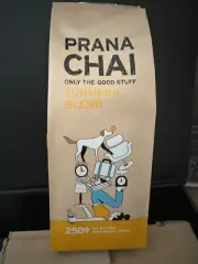 Prana Chai Turmeric Blend 250 gram size Sticky Chai Hand Made Cafe Latte Tea