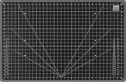 Premium Self Healing Cutting Mat - 24 Inches by 36 inches - A1, 3 Layer Quality PVC Construction - Dual Sided, Imperial and Metric Grid Lines - Perfect for Cutting, Sewing, and Crafts