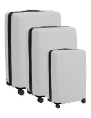 [Kadi] Hardside Suitcase 3-in-1 Bundle in Pebble