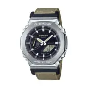 Casio G-SHOCK GM-2100C-5AER Men's Analog-Digital Watch – Metal Bezel, Beige Fabr