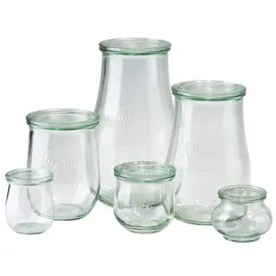 德國Weck玻璃瓶果汁甜品瓶密封罐雜糧儲物罐保存容器 Tulip系列