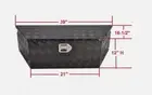 39"W Aluminum Trailer Tongue Pickup truck Tool Box Black