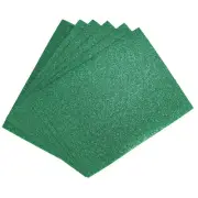 EVA Foam Sheets Glitter Dark Green 10.8 x 8.5 Inch 2mm Thick Crafts Foam 15Pcs
