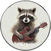 Strong Magnetic Refrigerator Magnet Cute Fridge Sticker Round Funny Raccoon Fridge Decoration for Kitchen Office Whiteboard Storage Cabinet and Dishwasher