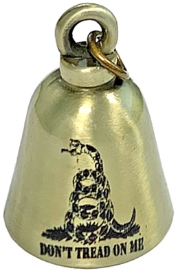 Dont Tread on Me Motorcycle 'Evil Spirits' Biker Guard Bell. Bronze Bell Harley