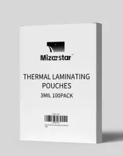 Thermal Laminating Pouches, 9 x 11.5 Inches, 3 Mil, Letter Size, Clear, 100 P...
