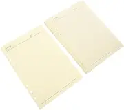 SHOWERORO 60pcs Planner Inserts A5 Lined Paper Binder Paper for Notebook White 8.3 x 5.5 Inch