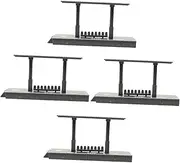 JOINPAYA 4pcs Train Platform Model Realistic Simulation Railway Station Toy for Boys and Girls Expandable Play Options Detailed Design for Pretend Play and Creative Projects
