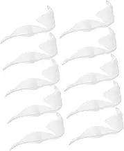 Operitacx Nose Bridge Bar Silicone Protection Strip Mask Accessories 10pcs Nose Pads for Glasses