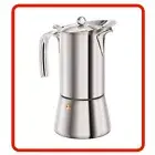 ❤ NEW EuroLine Espresso Stainless steel Coffee Maker 10 Cup ❤
