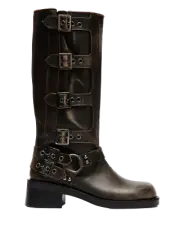 STEVE MADDEN ROCKY Boots Brown Distressed New
