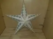 24" Multi Color Paper Star Hanging Lantern Lamp (Light Cord Is NOT Included) #2