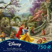 New CEACO Brand Thomas Kinkade Disney Snow White 750 Piece Jigsaw Puzzle
