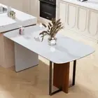 6 Seats High-end Slate Dining Table XXL Kitchen Table Scratch-proof Marble Top