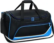 Mens Gym Bag 21 Inch Large Overnight Weekender Duffle Bag for Travel Sport-Blue/