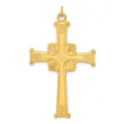 Sterling Silver & 24K Gold-Plated Cross Pendant
