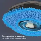 (Black)Automatic Floor Mopping Robot Mopping Robot With Water Tank Vacuum A TOH
