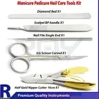 Podiatry Toenail Removal Cutter Nail Surgery Instruments Kit Scalpel Handle Set