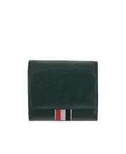 RWB Stripe pebbled leather wallet One size Black