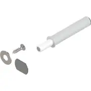 Blum 956.1004.sw Magnetic Push To Open Tip-on Set (white/standard Doors)
