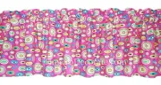FUN! NEW blue ORANGE armadillo ovals PINK custom VALANCE topper
