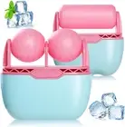 Ice Face Eyes Roller , Dual-Head Face Massager Ice Roller Facial Skin Care Tools