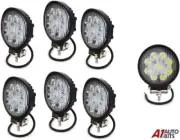 6x Waterproof 27w 9 Led Spot Beem Work Light Lamp Bar Offroad 4x4 Atv 12v 24v