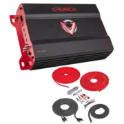 Crunch DR-1325.1 Class AB V-Drive Monoblock Subwoofer Amplifier with Amp Kit