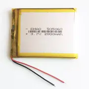3.7V 2000mAh LiPo Rechargeable Battery For MobilePhone GPS DVD PAD Camera 505060