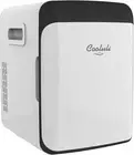 Cooluli 10L Mini Fridge for Bedroom - Car, Office Desk & 10 Liter, White