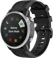 Fit for Garmin Fenix 6S Pro Watch Bands for Women Men, Fenix 5S Plus Band 20mm Quick Fit Silicone Replacement Straps Accessory Bands Wristbands Bracelet Fit for Garmin Fenix 6S Sapphire