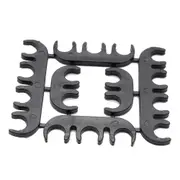 Ignition Lead Wire Divider Separator Loom Clip Ht Lead Holders Clamp Spacers 8mm For Chevy Ford Black