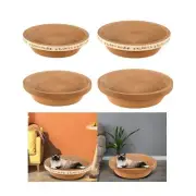 Cat Scratcher Cardboard Cat Scratcher Bowl Nest for Indoor Cats Lounge Cat Beds