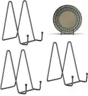 3 Pack 6 Inch Plate Stands for Display, Plate Holder Display Stand, Picture