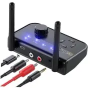 Bluetooth Transmitter Receiver, Long Range 2-in-1 Bluetooth 5.3 Audio Adapter