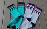2 PAIRS ! Women Men's Cycling Socks Grey Breathable, anti slip STOCK CLEARANCE