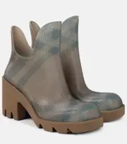 [Burberry] Burberry Burberry Check ankle boots AU 10 pink