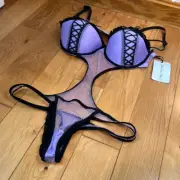 Adam & Eve Catalina Teddy in purple size medium Madison & Max