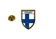 pins pin's flag national badge backpack hat shield world finland