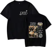 Enhypen Fate Plus World Tour 2024 T-Shirt Merch Round Neck Unisex Trendy Casual Short Sleeve Top Medium