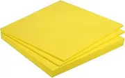 uxcell EVA Foam Sheets Yellow 9.8 Inch x 9.8 Inch 5mm Thick Crafts Foam Sheets for Costumes, Arts and Crafts Projects Pack of 6