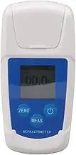 Digital Brix Refractometer, Range 0‑55% Brix Meter, Automatic Temperature Compensation High Accuracy Digital Refractometer with HD Backlight Display for Food, Beverage, Fruit, Crop