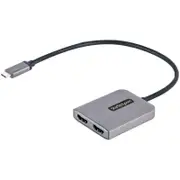 StarTech.com USB-C to Dual HDMI Adapter, USB Type-C Multi-Monitor MST Hub, Dual 4K 60Hz HDMI Laptop Display Extender / Splitter