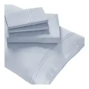 New Purecare Premium 100% Tencel Sheet Set Blue In Size Split King